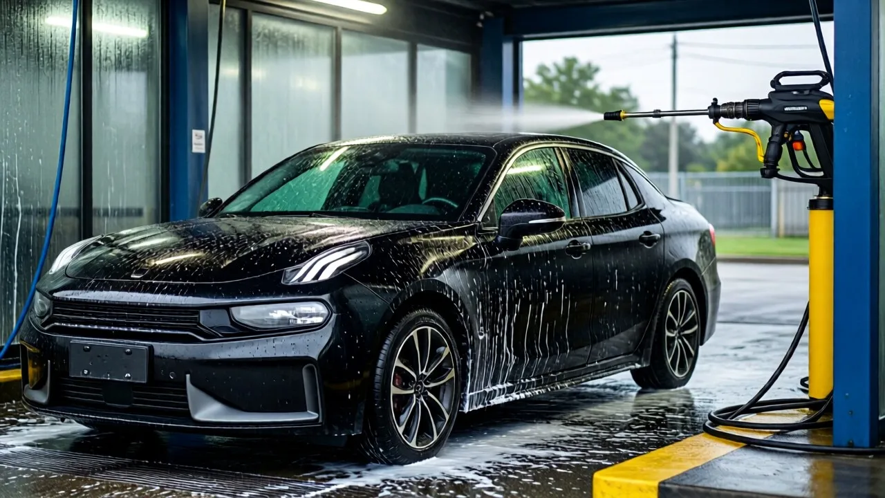 Автомойка «Aquanika, автомойка самообслуживания» — рп. Новоивановское, Можайское шоссе, 165 ст7а