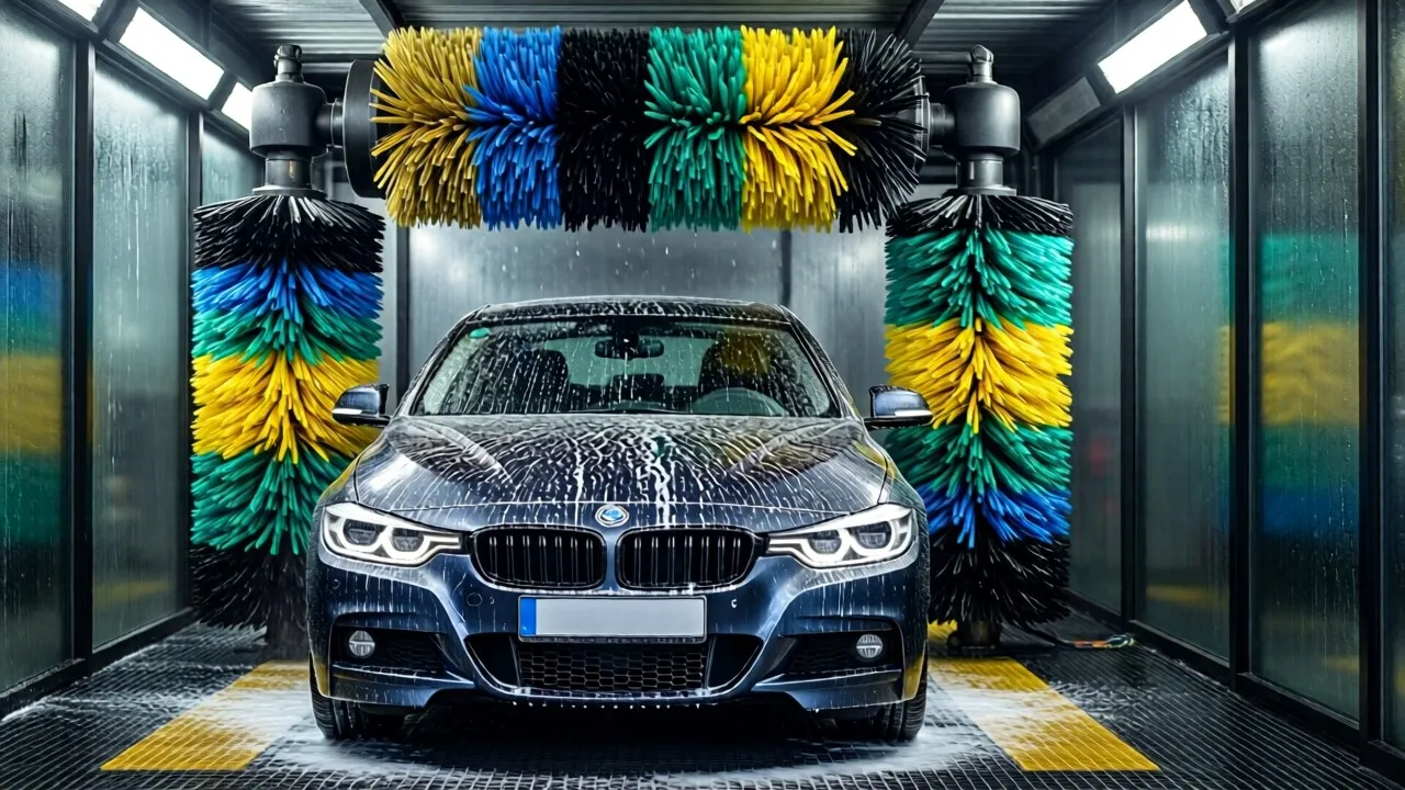 Автомойка «АвтоГлянец, автомойка» — Энгельс, Лесозаводская улица, 50Б