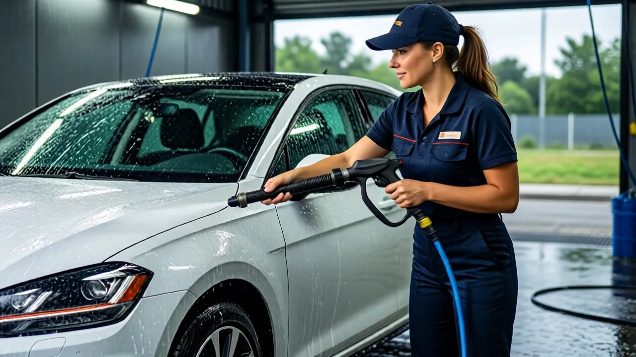 Автомойка «Автомойка» — с. Жаворонки, Железнодорожная улица, 30