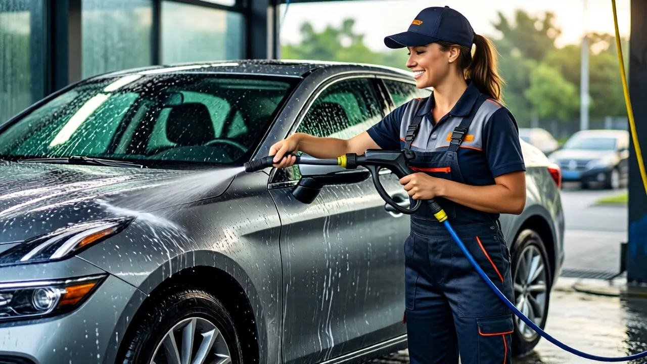 Автомойка «Carwash, автомойка самообслуживания» — Люберцы, Некрасовский проезд, 7а
