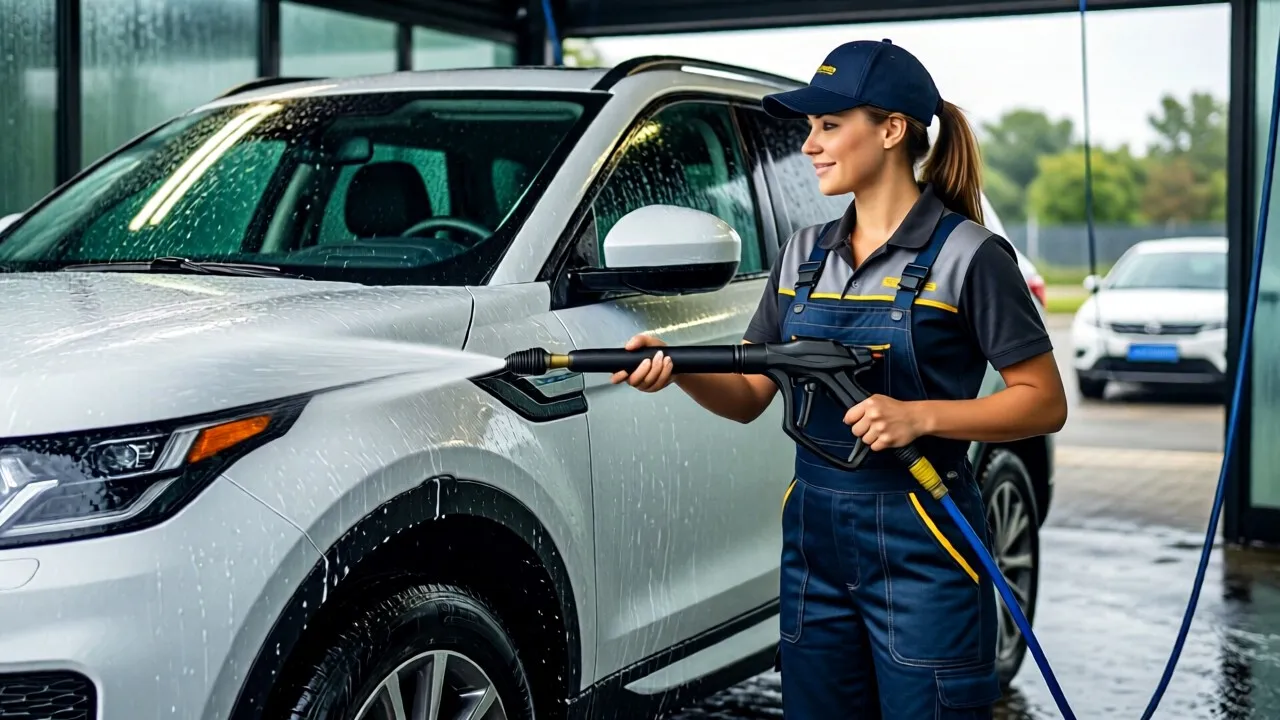 Автомойка «Ядрена wash, автомойка самообслуживания» — Ногинск, Комсомольская улица, вл55
