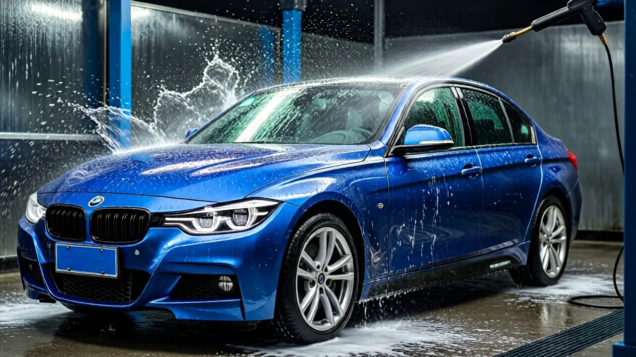 Автомойка «Оранжевый, автомойка» — Уфа, улица Комаринская, 42