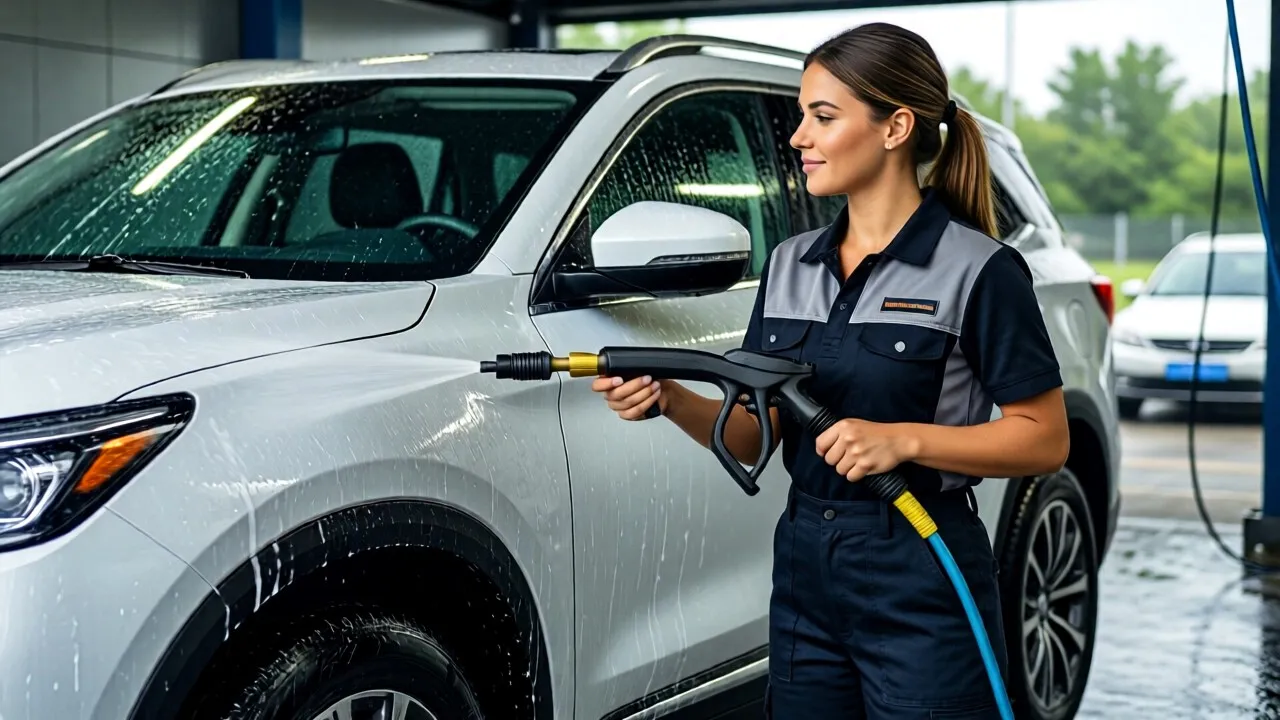 Автомойка «Nice car detailing studio» — Уфа, Рощинская улица, 93/1