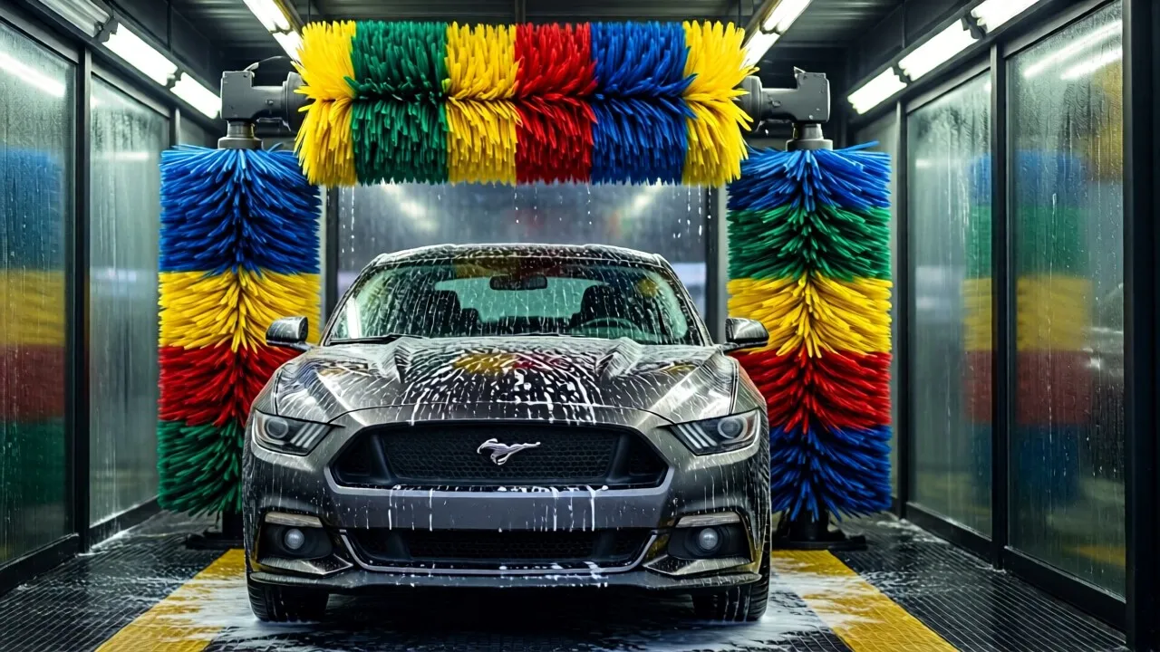Автомойка «Mosclean, центр по уходу за автомобилем» — рп. Заречье, Весенняя улица, 2 к7